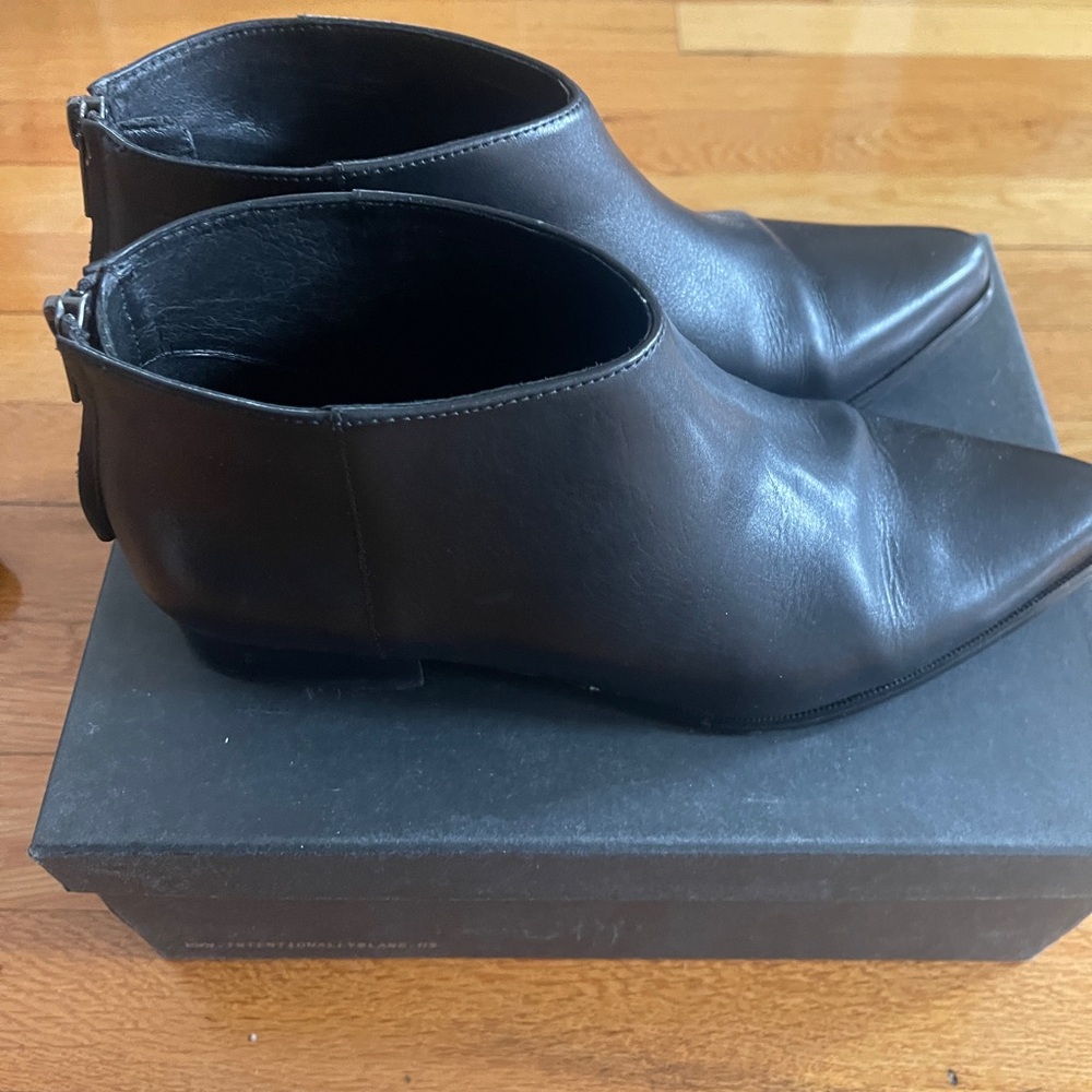 Intentionally Blank Black Pixie Boots - image 2